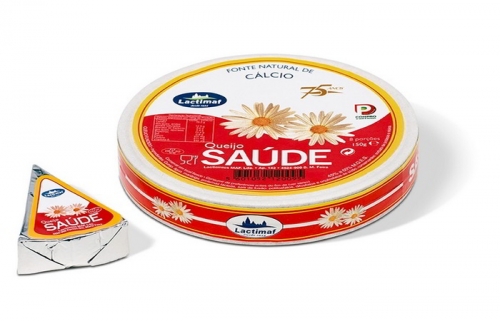 Queijo fundido em tri&acirc;ngulos Sa&uacute;de